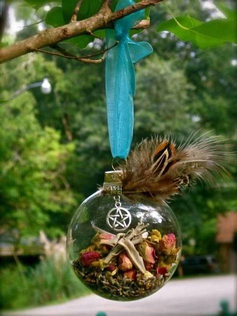 The Role of Wiccan Tree Ornaments in Elemental Magic